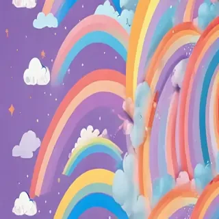 cute rainbow backgrounds