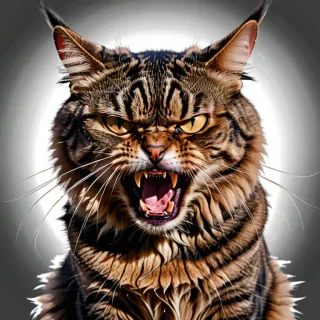 angry cat png