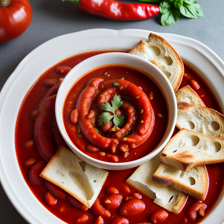 spicy calabrian chili red sauce