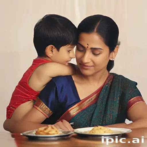 indian mom and son