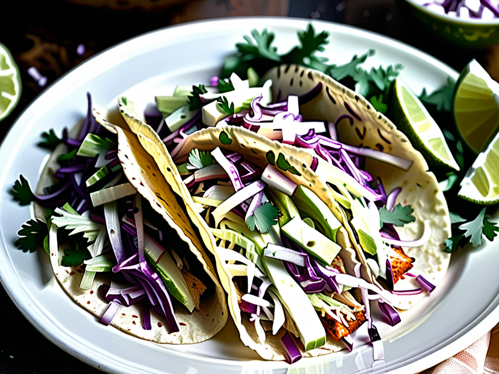 tangy cabbage slaw for fish tacos