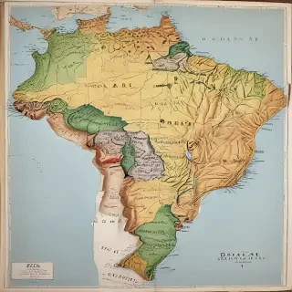 map of brazil