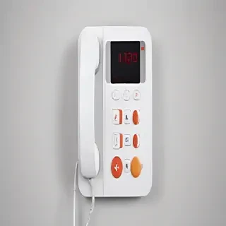 icon phone white