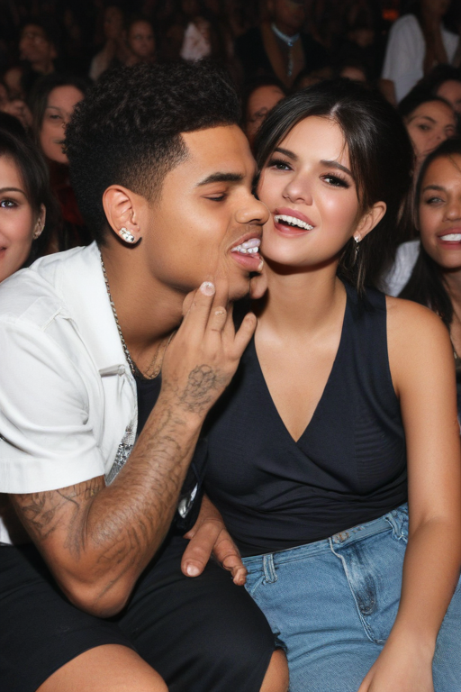 selena gomez chris brown reaction