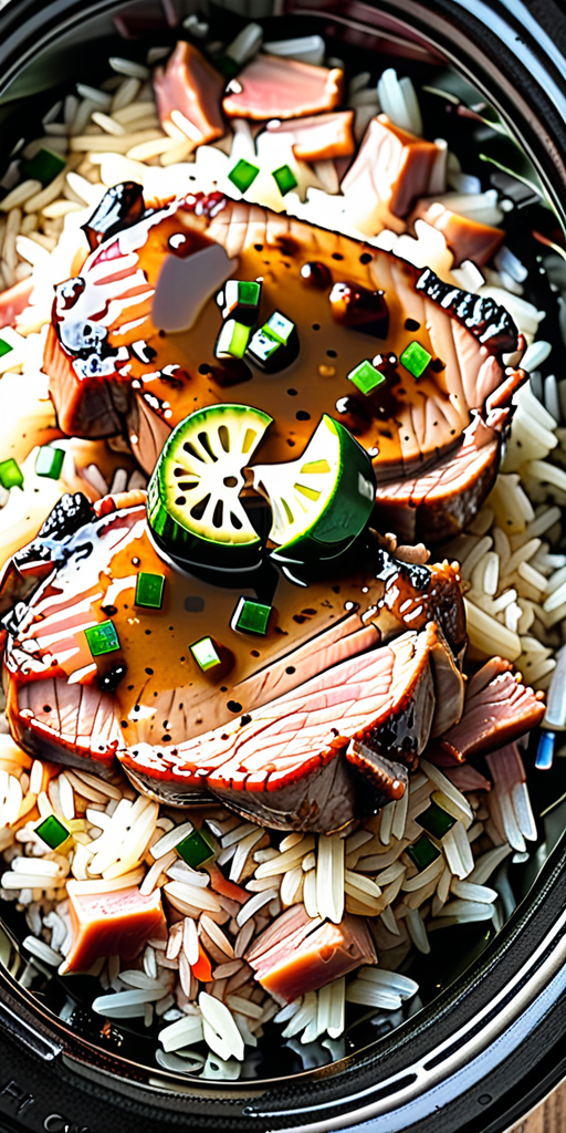 crockpot pork chops and rice