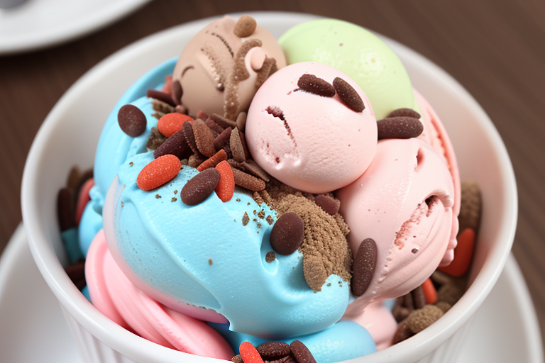 dirt and worms ice cream