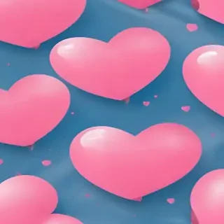 pink heart clipart