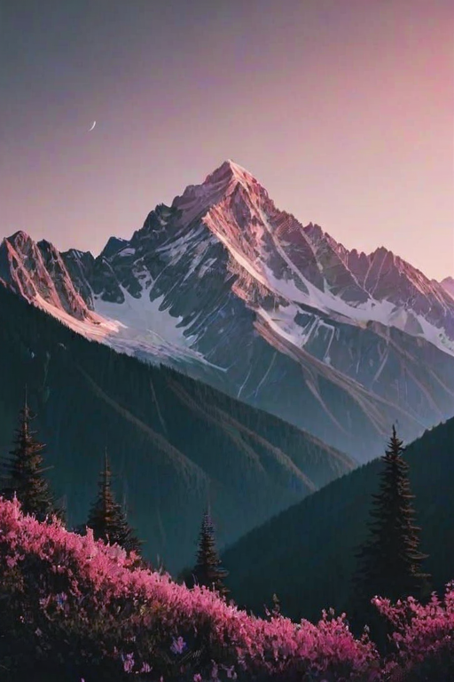aesthetic mountain wallpaper