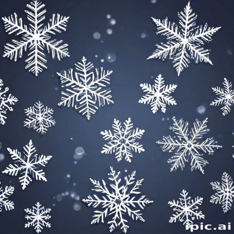 png snowflakes