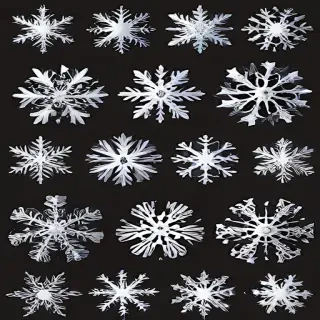 snow flakes png