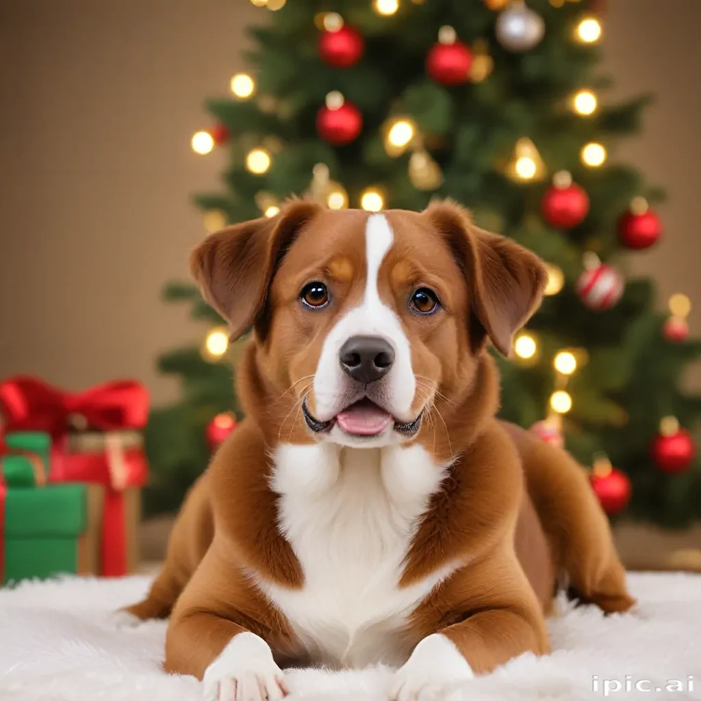 dog christmas backgrounds