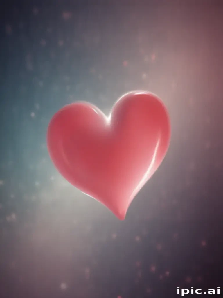 blurred heart
