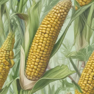 corn drawing