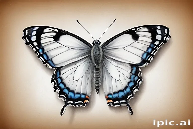 picture of butterfly drawing