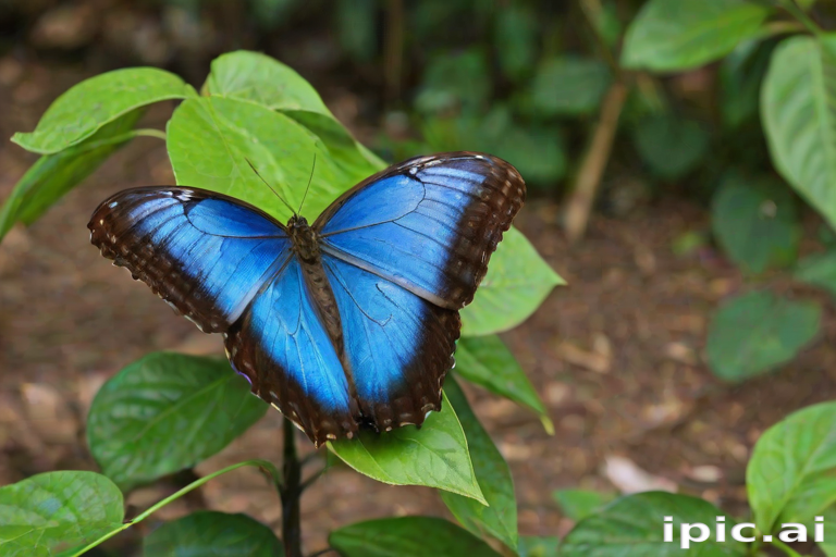 blue morpho butterfly