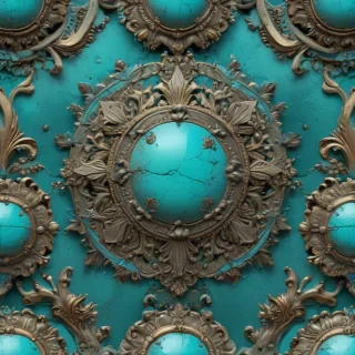 turquoise background