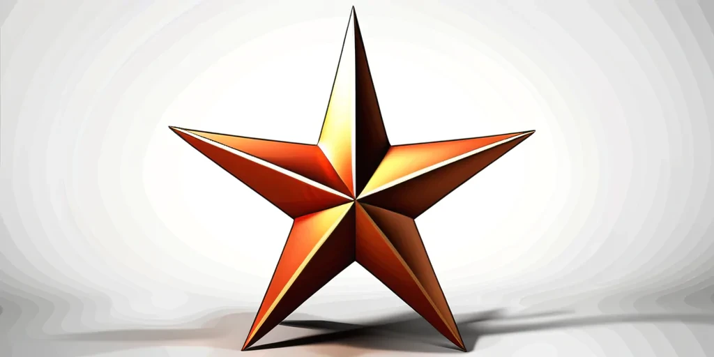 3d star png