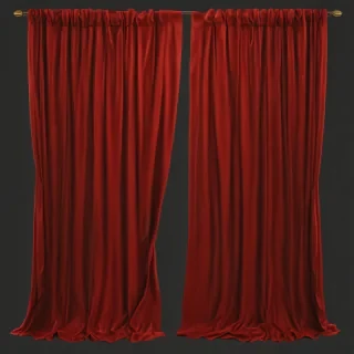 red curtain png