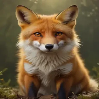 background fox