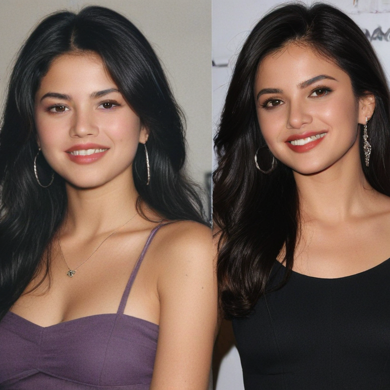 selena gonez before and after