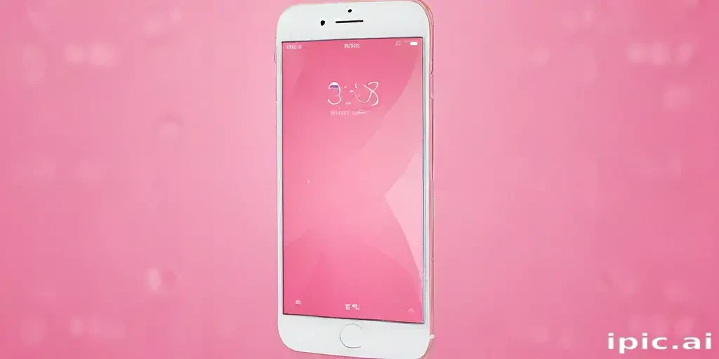pink home screen