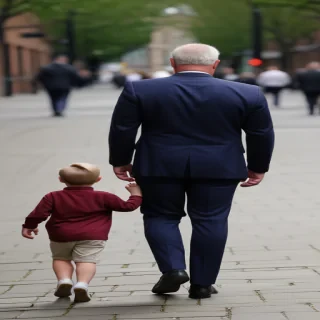 father and son