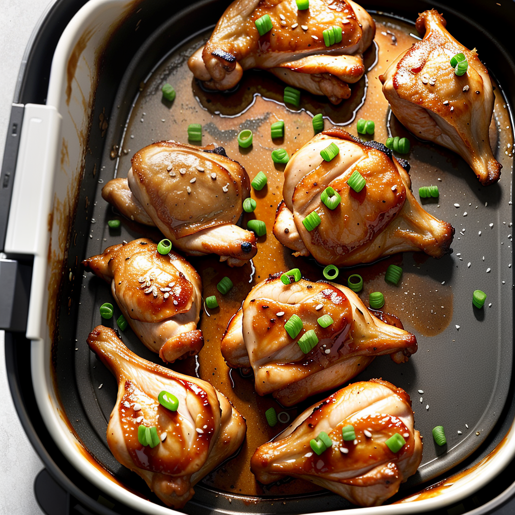 honey garlic chicken thighs air fryer
