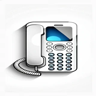 icon phone white