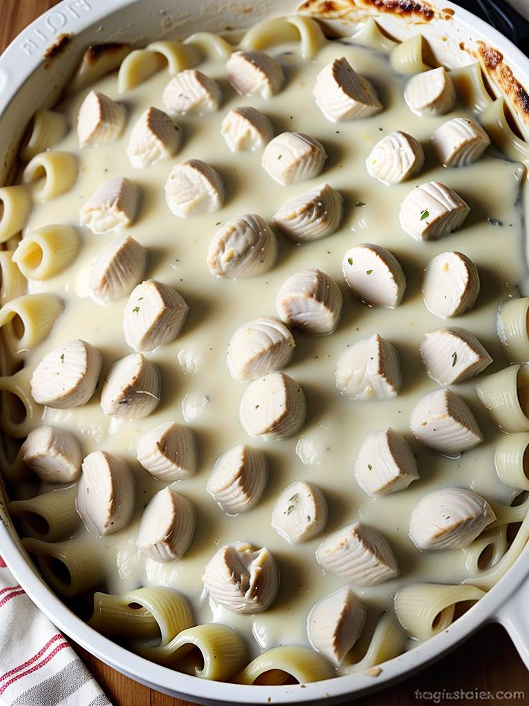 dump and bake chicken alfredo