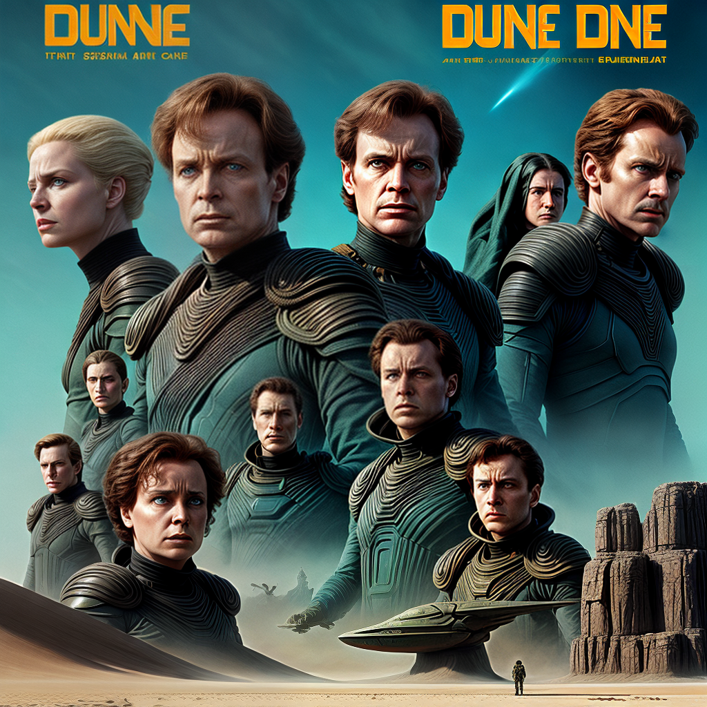 dune sci fi art poster