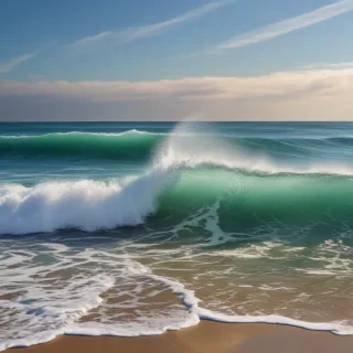 waves transparent