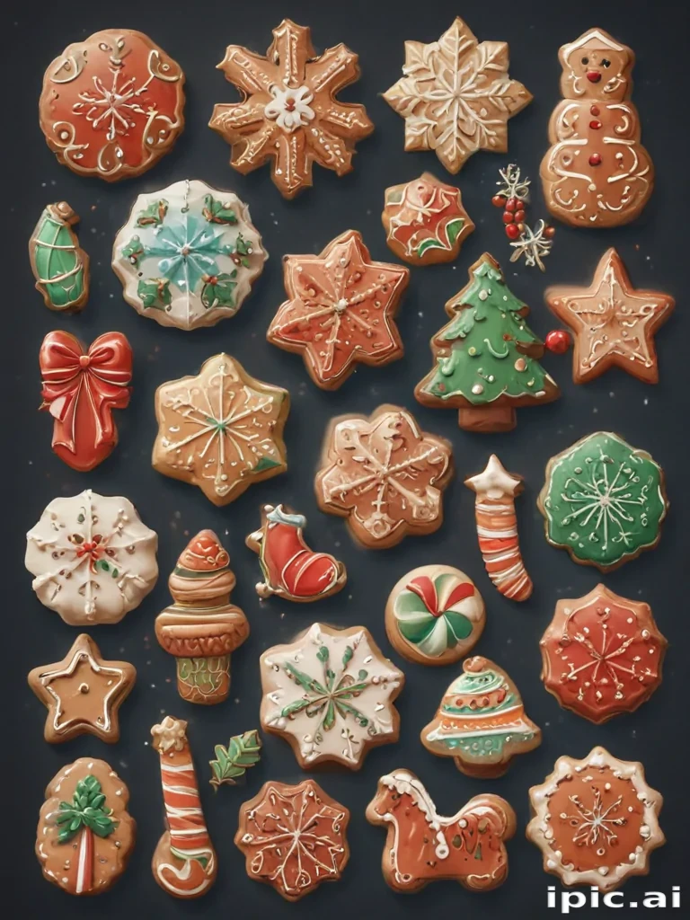 clip art christmas cookies