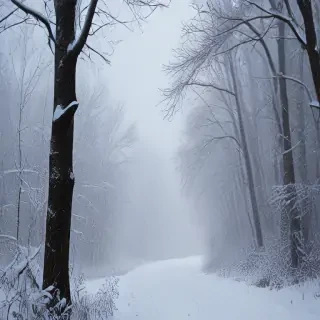 snowing iphone wallpaper