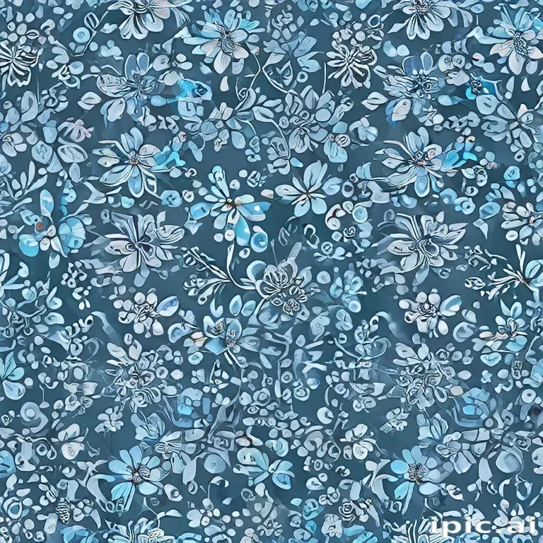 flower background blue