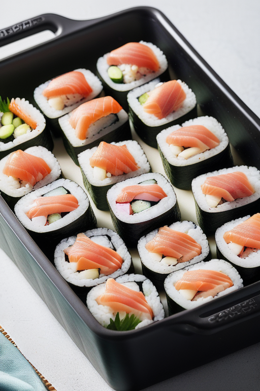 sushi bake recipe salmon and crab