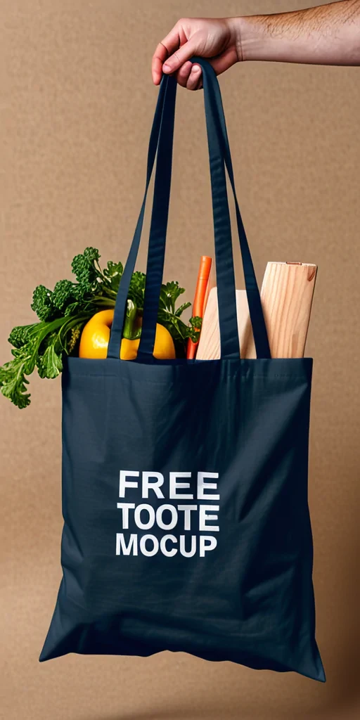 free tote bag mockup