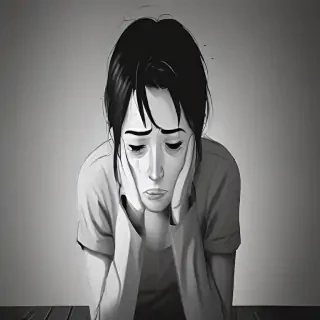 cartoon images of depression