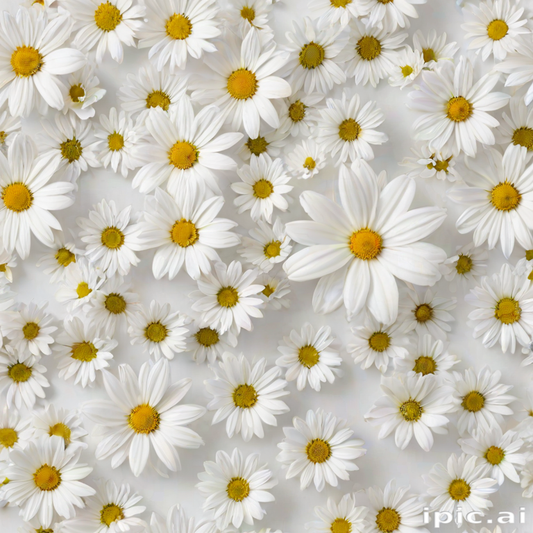 flowers white background