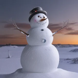 png snowman