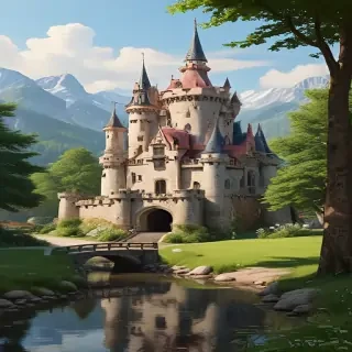 cartoon castel