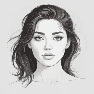 aesthetic line art