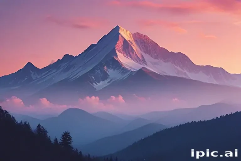 aesthetic mountain wallpaper