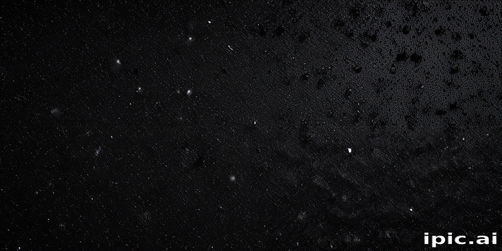 Close-Up of Water Droplets on a Dark Surface Reflecting Light