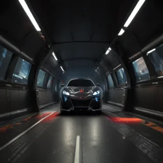 inside car background
