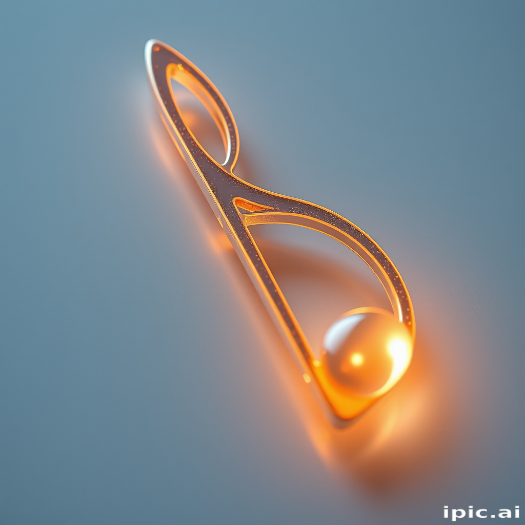 transparent music note