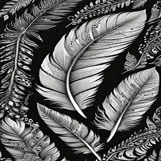 feather design