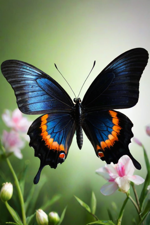 black butterfly