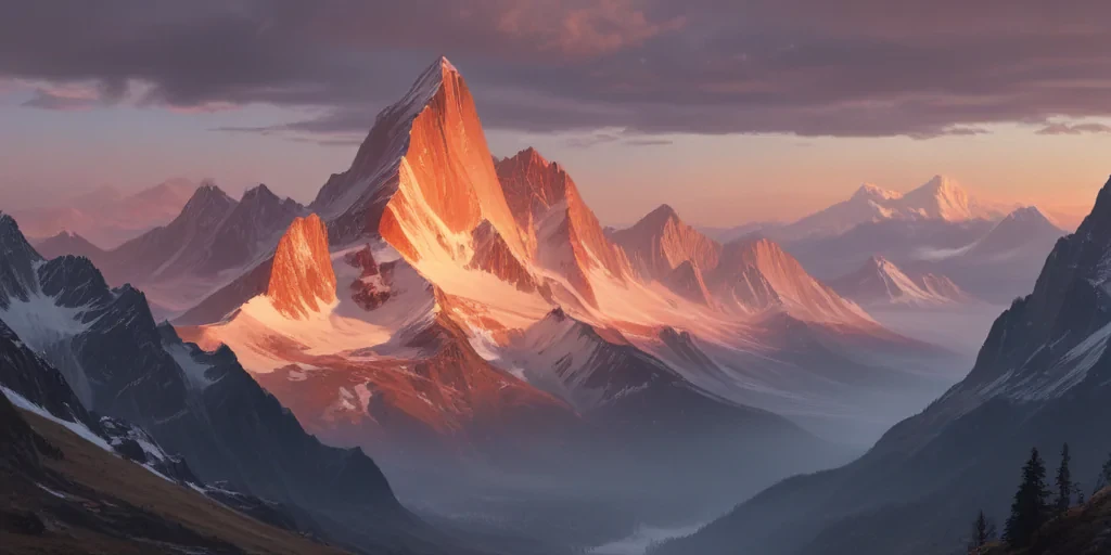 transparent mountains
