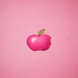 pink apple wallpaper