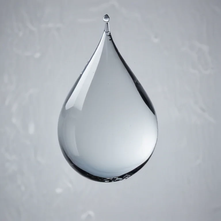 transparent water drop